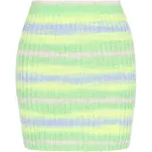 Mymo Saia azul claro / amarelo / verde claro / branco