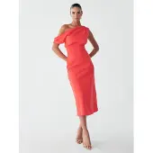 BWLDR Vestido 'SONOA MAXI DRESS' vermelho