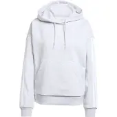 Adidas Sweatshirt de desporto 'ESSENTIALS 3-STRIPES FLEECE' cinzento claro / branco