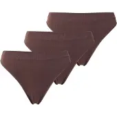 ONLY Tanga 'ONLVICKY' chocolate