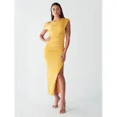 BWLDR Vestido 'VELEDA MIDI DRESS' amarelo