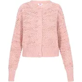 Mymo Casaco de malha cor-de-rosa