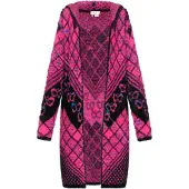 IZIA Casaco de malha rosa / preto
