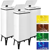 Wellhome Caixas De Lixo Inteligentes 60l 3 Unidades
