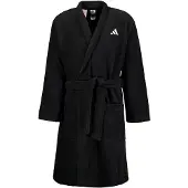 Adidas Roupão desportivo 'Bathrobe' preto / branco