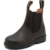 Bisgaard Bota 'Kim' chocolate / preto / branco