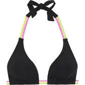 Buffalo Top de biquíni amarelo néon / rosa néon / preto
