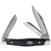 Buck Stockman 0301BKS1 Satin 420HC, Black Synthetic Nickel Silver, navalha
