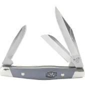 Buck Cadet 0303GYS2 Satin 420HC, Gray Synthetic Nickel Silver, navalha