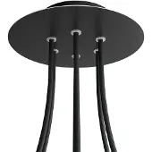 Creative Cables Krovnr206f103 Rose-one Kit De Rosas Redondas Preto Mate