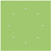 Creative Cables Painel Verde Suave Cvfq408f116 Rose-one System Square