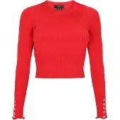 Faina Pullover vermelho