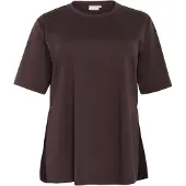 KAFFE CURVE Camisa 'Jenna' castanho escuro