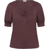 KAFFE CURVE Camisa 'KCSissy' vermelho vinho