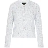 Faina Casaco de malha azul / vermelho / branco