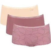 Sloggi Calcinhas Go Crush Short 3 Unidades