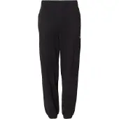 Calvin Klein Jeans Calças 'Monogram Cuffed' preto / branco