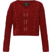 Faina Pullover borgonha