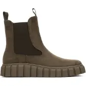 Refresh para mulher. 17308804-KAKI Botins 173088 verde (37), Plano, Zíper, Casual