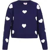 Mymo Pullover navy / branco