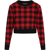 MyMo ROCKS Pullover vermelho / preto