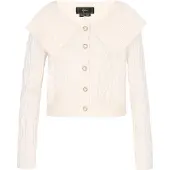 Faina Casaco de malha offwhite