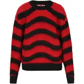 MyMo ROCKS Pullover vermelho / preto