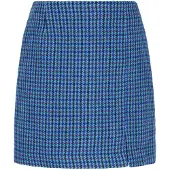 Faina Saia 'Fashion Look' azul / aqua / roxo / preto