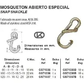 Kong Italy Gancho De Carabina Especial 10 Unidades