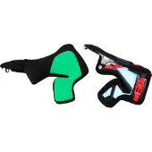 Nolan X-804 RS / ST almofadas nas bochechas Cinzento/Preto L