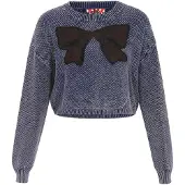 MyMo ROCKS Pullover navy / castanho / preto