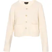 Faina Casaco de malha offwhite