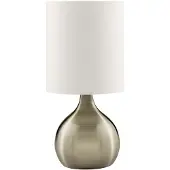 Searchlight Candeeiro de mesa Touch 3923, latão antigo