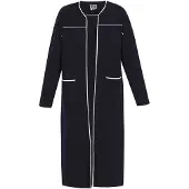 Dreimaster Maritim Casaco de malha navy / branco