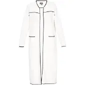 Dreimaster Maritim Casaco de malha preto / branco
