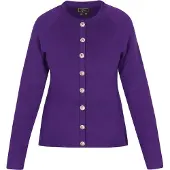Faina Casaco de malha roxo