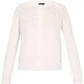 Dreimaster Klassik Casaco de malha offwhite
