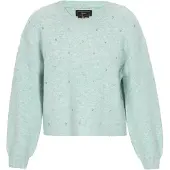 Faina Pullover verde claro