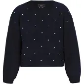 Faina Pullover azul noturno