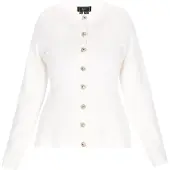 Faina Casaco de malha branco