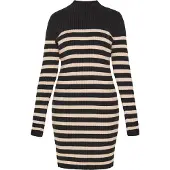 Usha Vestido de malha 'Classic' bege / preto