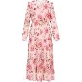 Usha Vestido cáqui / rosé / rosa escurecido