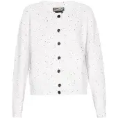 Dreimaster Casaco de malha 'Vintage' offwhite