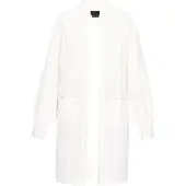 Dreimaster Klassik Casaco de malha offwhite