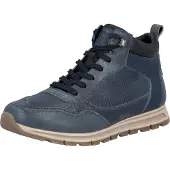 Rieker Bota com atacadores azul