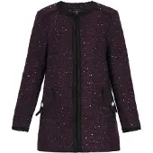 Faina Blazer roxo escuro