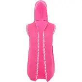 Ebeeza Casaco de malha rosa / branco