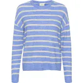 Kaffe Pullover 'KA Lida' azul céu / offwhite