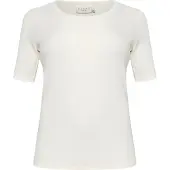 KAFFE CURVE Camisa 'Carina' branco natural