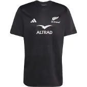 Adidas Camisa funcionais 'All Blacks Supporter' preto / branco